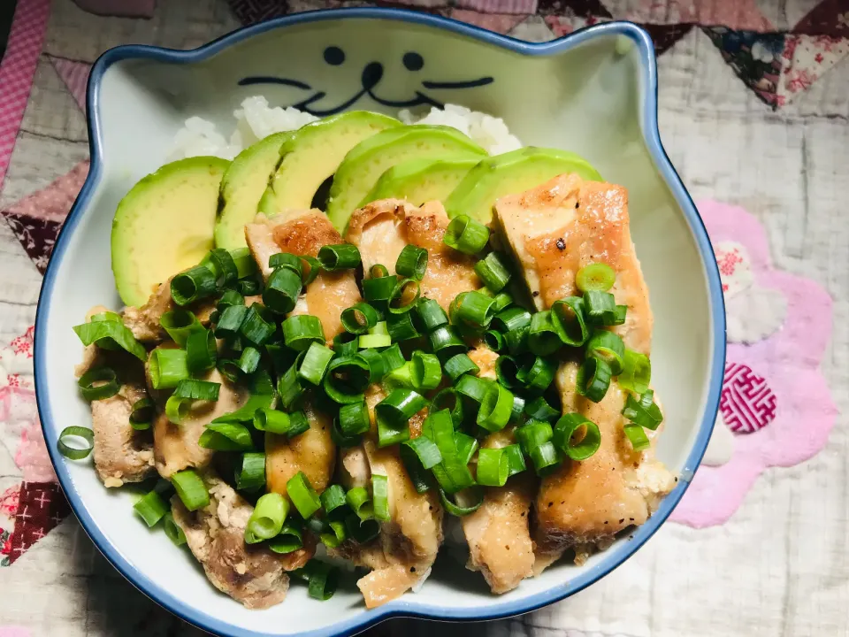 Snapdishの料理写真:「ネギ塩チキン丼」|バシュランさん