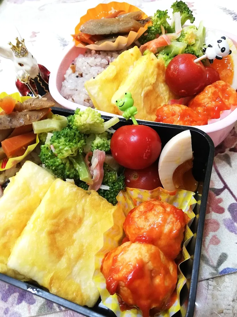 Snapdishの料理写真:''21,5/16
本日のジジババ弁当😋|たえさん