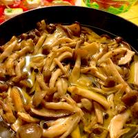 キノコのアヒージョ