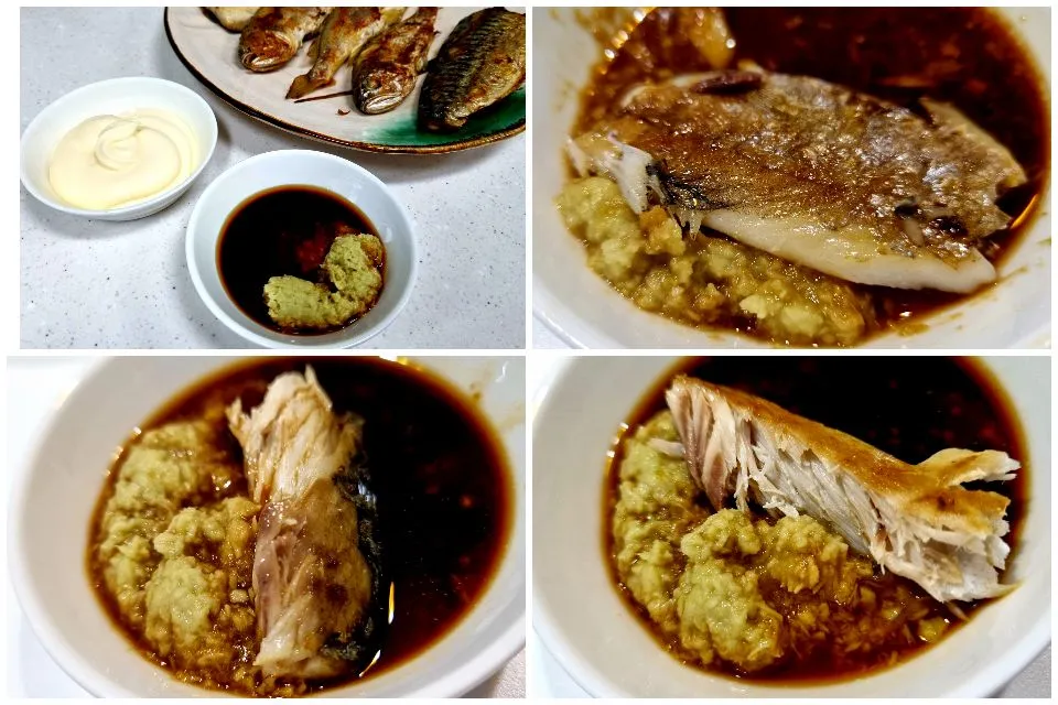 Pan-fried mackerel and yellow croaker|steven z.y.さん