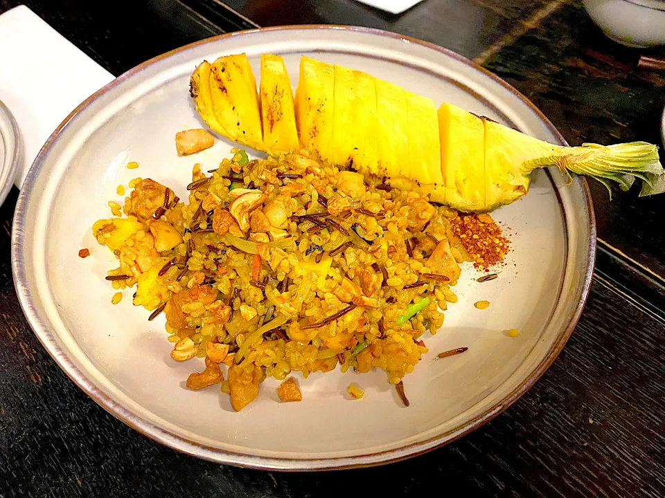 Chicken fried organic wild rice|skyblueさん