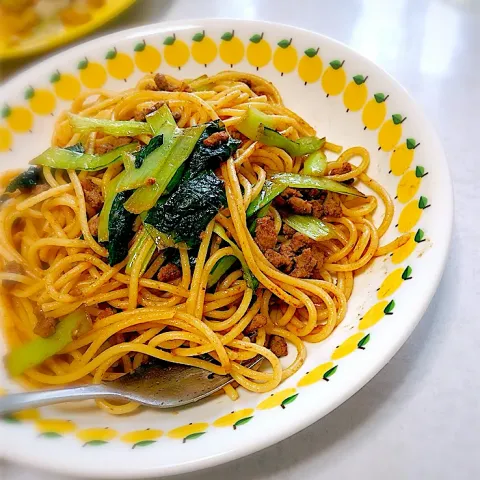 「豆チ醤」を使ってみたSnapdishの料理・レシピ写真:中華パスタ