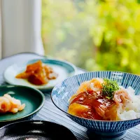 Snapdishの料理写真:手作り海鮮丼？✨✨✨お茶かけてもイケるで〜😄