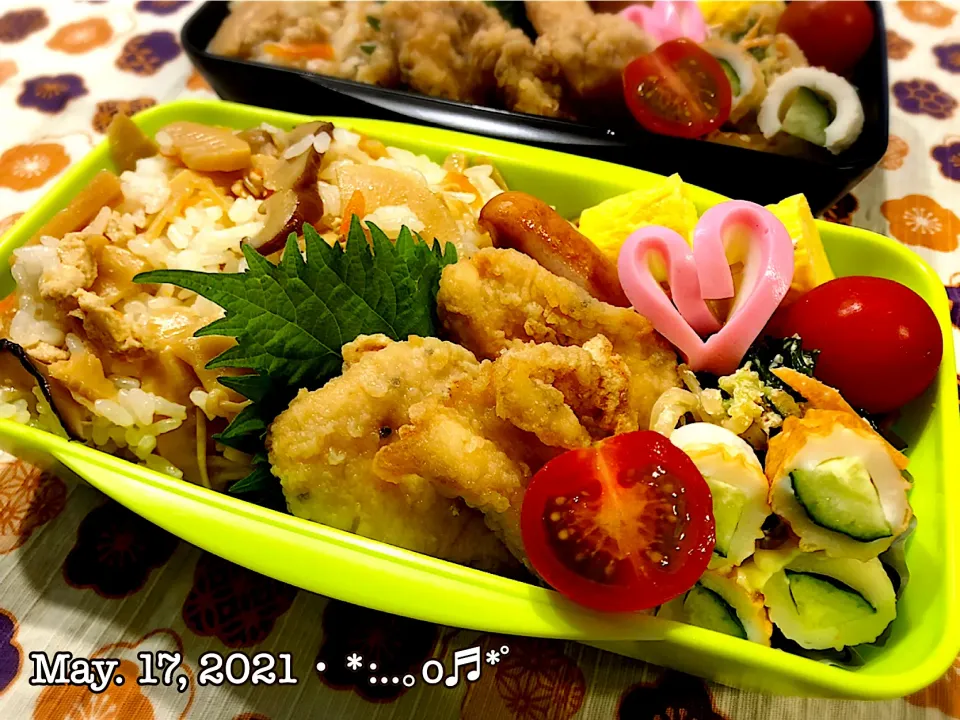 Snapdishの料理写真:2021/05/17お弁当〜♡|いく❤️さん