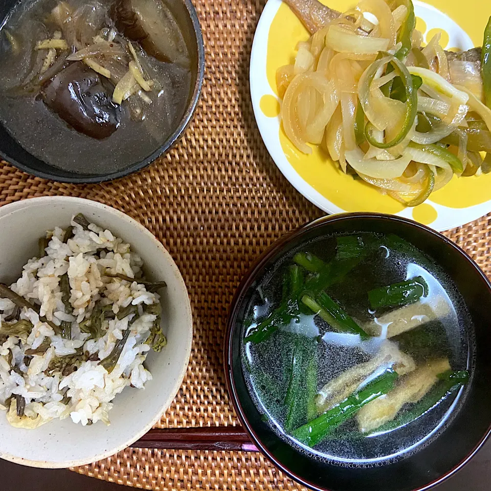 Snapdishの料理写真:ヘルシー山菜料理|みにゃんさん