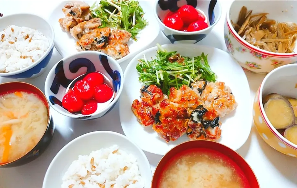 豚こまの海苔チーズ焼き|☘️みどり食堂さん