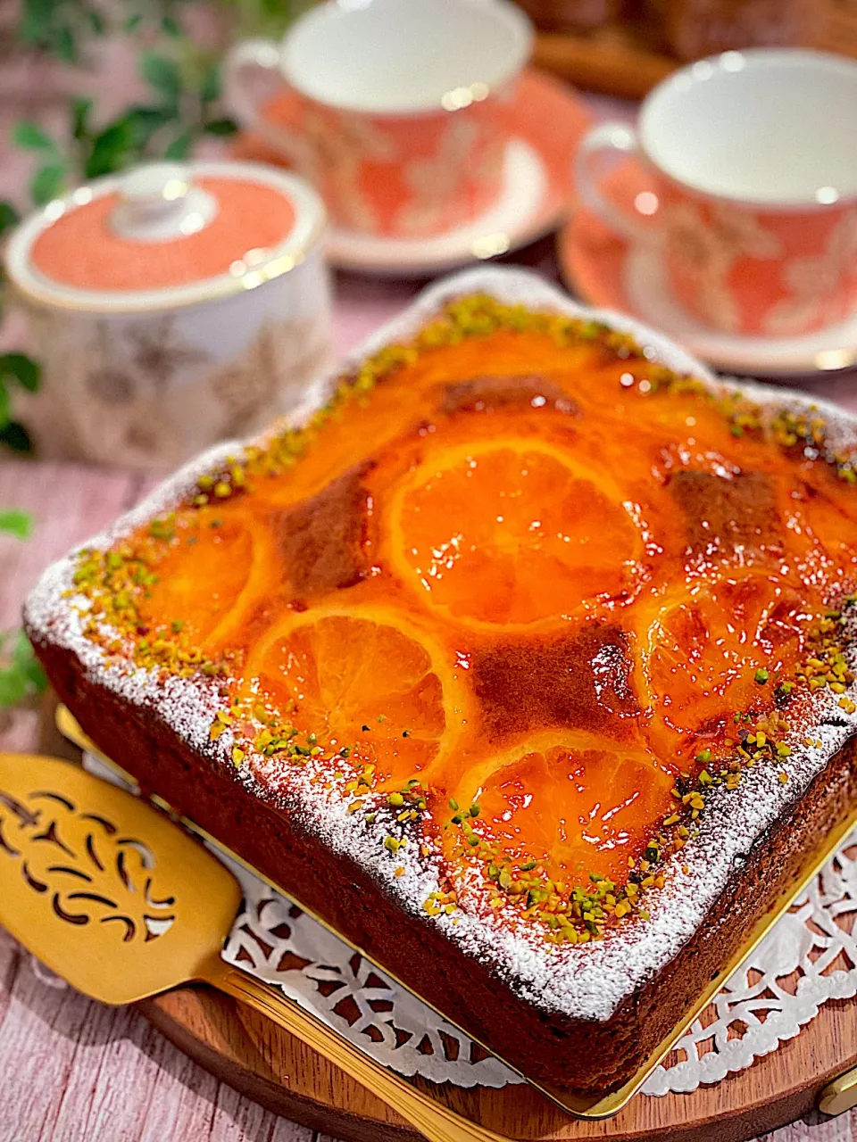 Snapdishの料理写真:私の定番オレンジケーキ🍊|AXさん