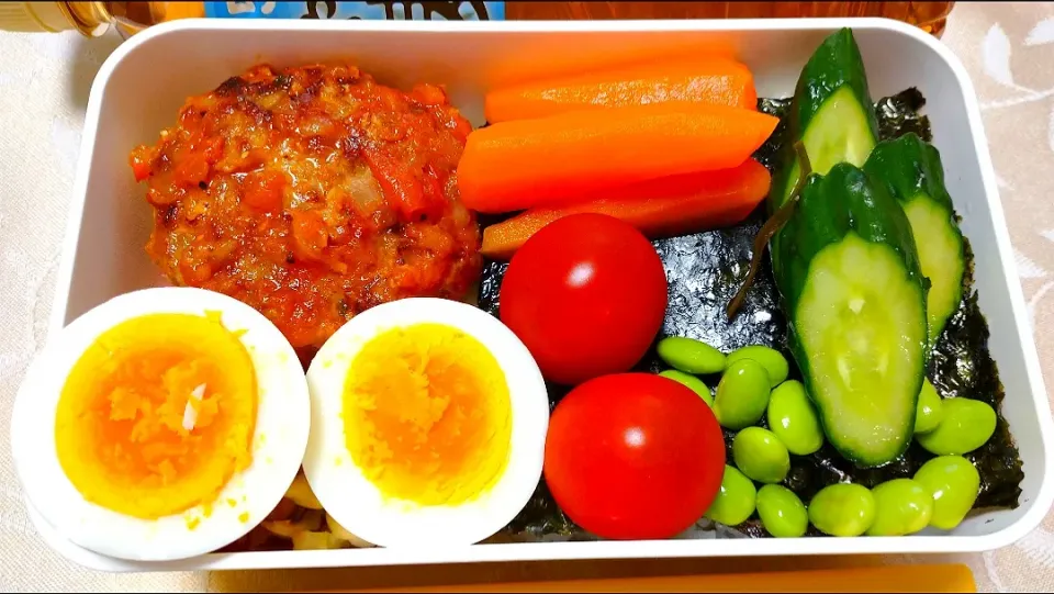 5/18のお弁当🍱
今日は煮込みハンバーグがメインの海苔弁当|卯月さん