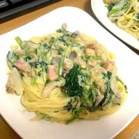 ホウレンソウのパスタ|なちすけさん