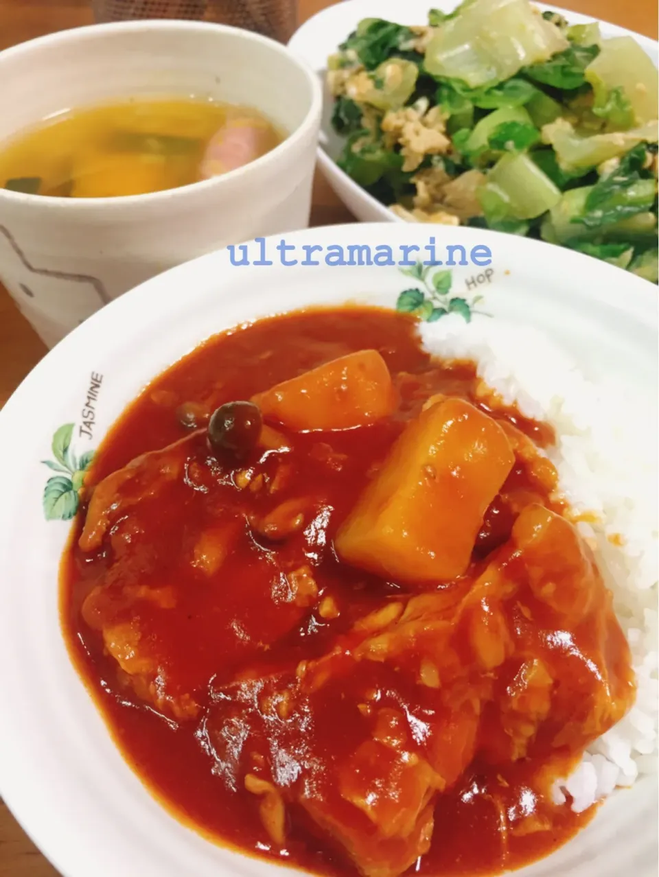 Snapdishの料理写真:＊チキンのトマトシチュー♪＊|ultramarineさん