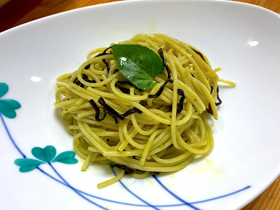 カテキン塩昆布パスタ|チルさん