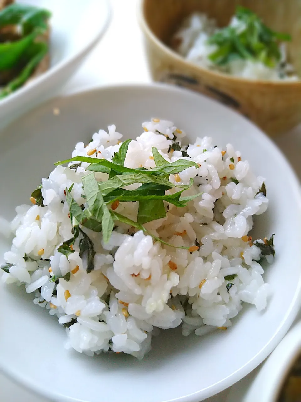 とだともさんの料理 乾燥大葉で紫蘇ご飯 和のハーブ|まめころさん