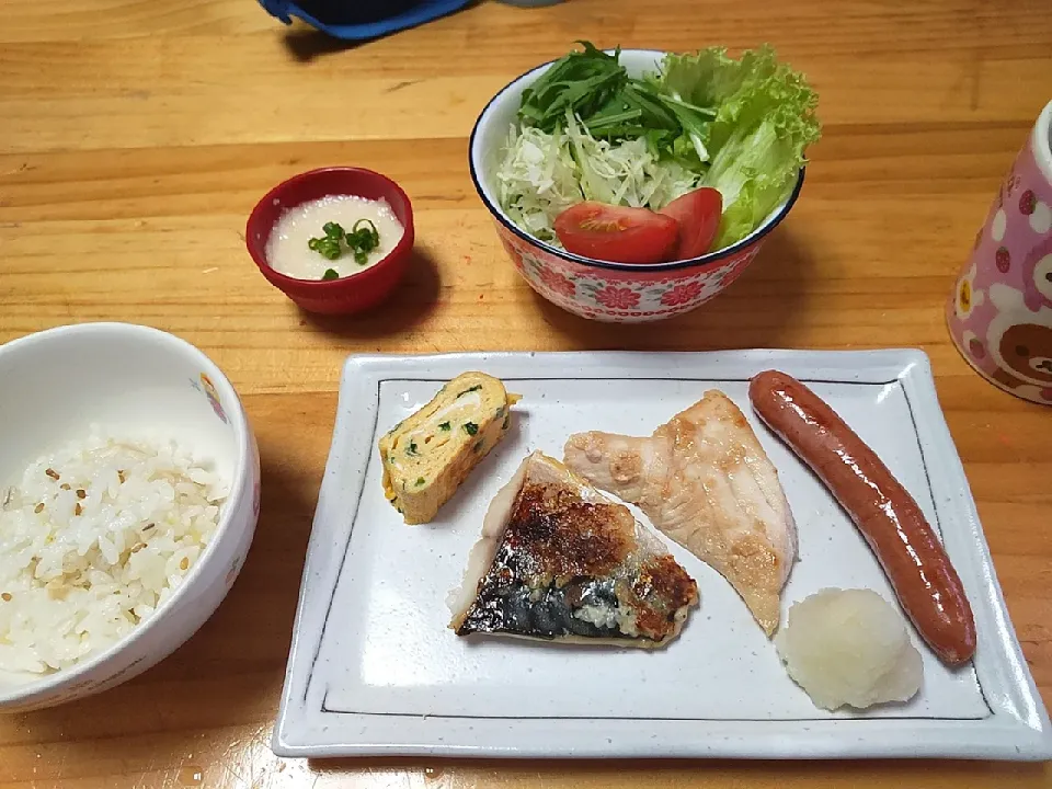 morningplate　鯖麹焼き＆カジキ醤油麹焼き|ペコちゃんさん