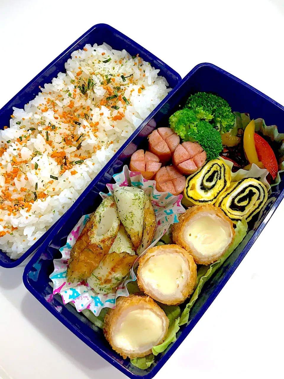 Snapdishの料理写真:男子高校生のお弁当|ゆちさん