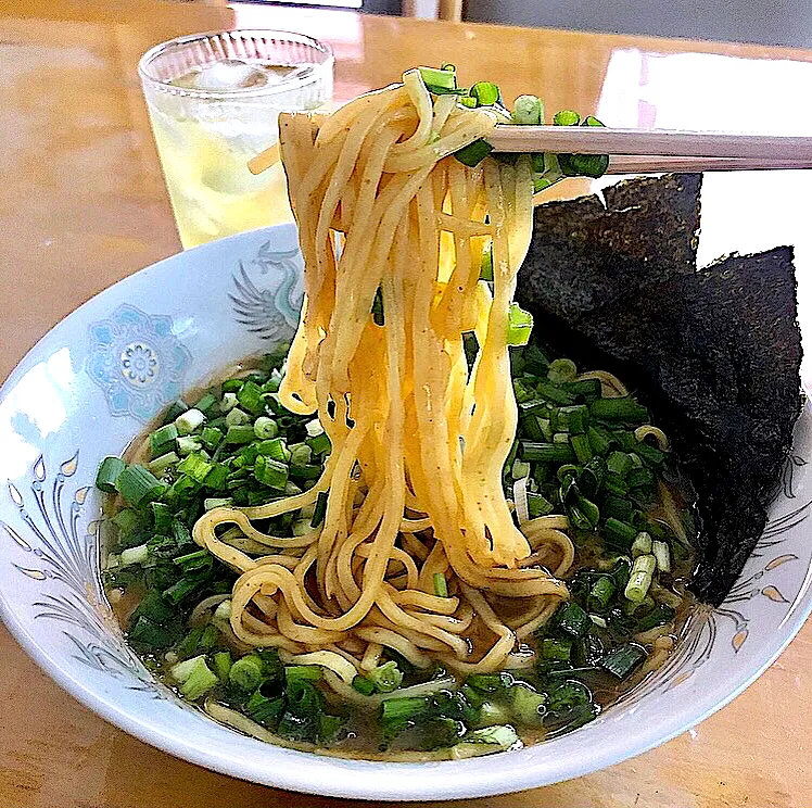 朝ラー🍜青ネギラーメン|ガク魁‼︎男飯さん