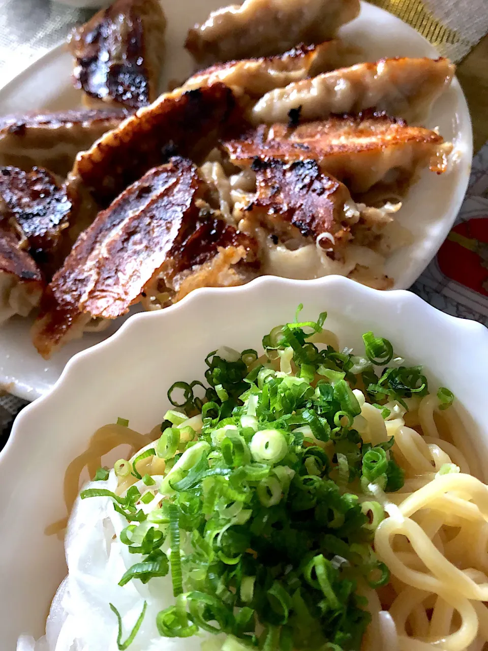 つけ麺と手作り餃子🥟😄❗️|Ayakoさん