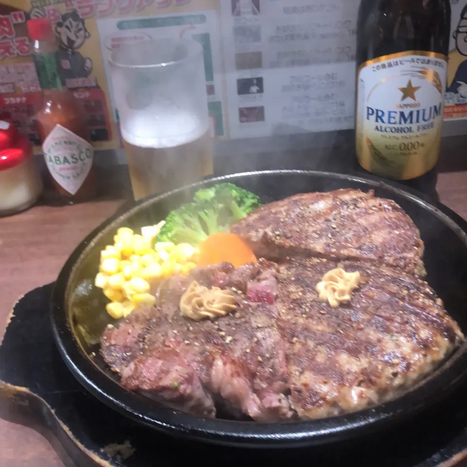 ワイルドコンボ　300g トッピングハンバーグ ＃いきなりステーキ小杉店|Hajime Sakaiさん