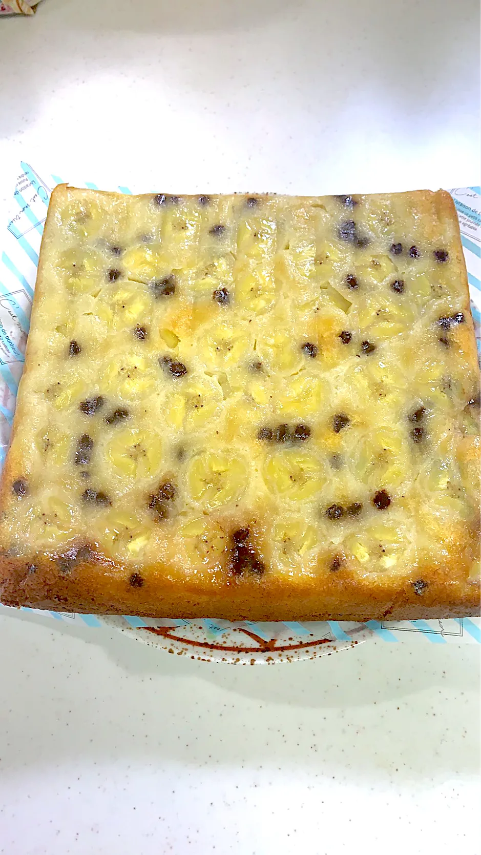 Banana cake with choco chips|Rosidaさん