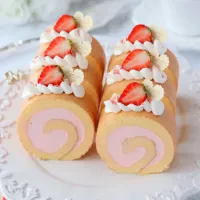 ロールケーキ🍓