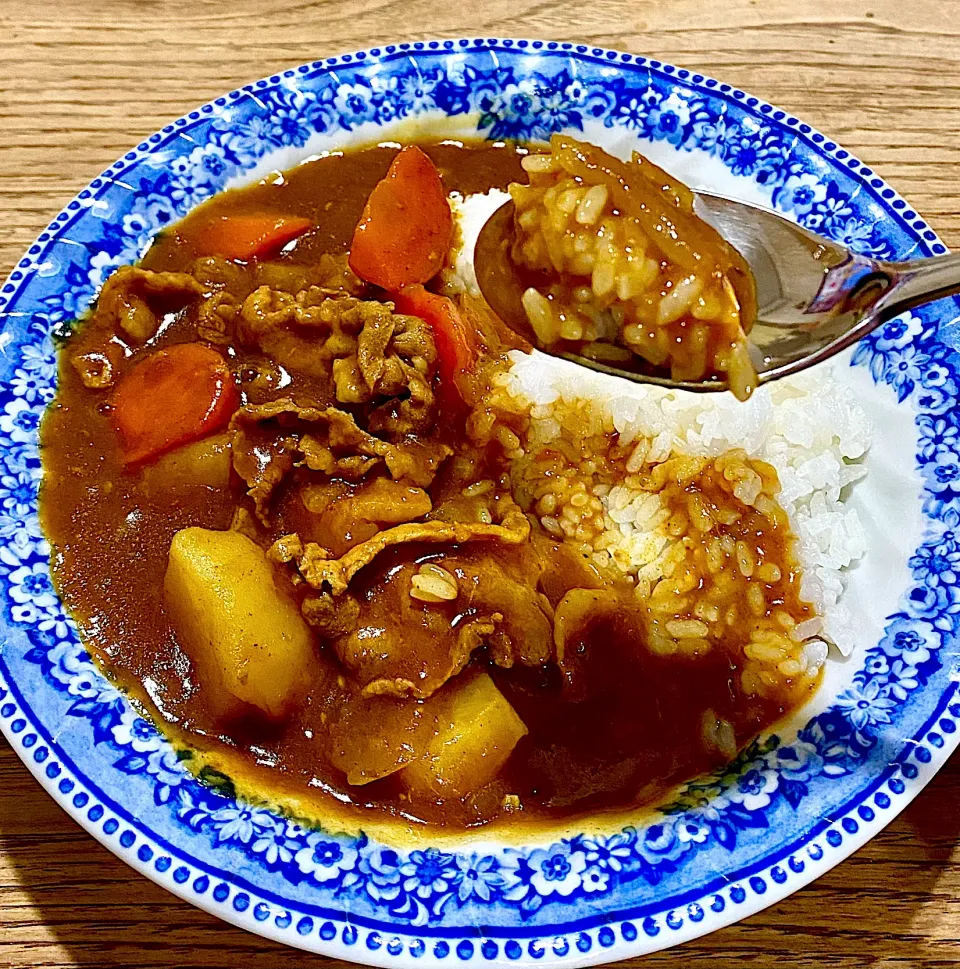 今夜はカレーライス&茄子味噌とサラダ・・|ばくあんしゃさん