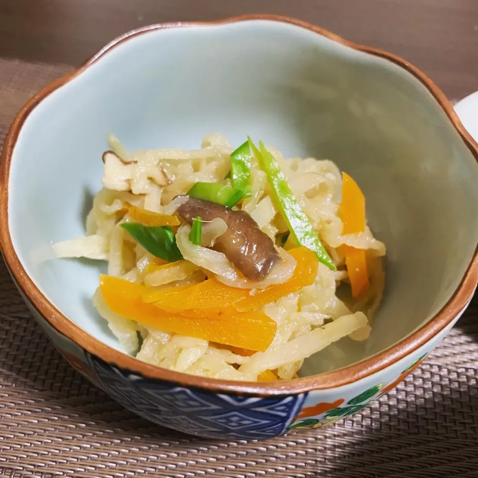 麹甘酒の優しい切り干し大根煮|ちぐあささん