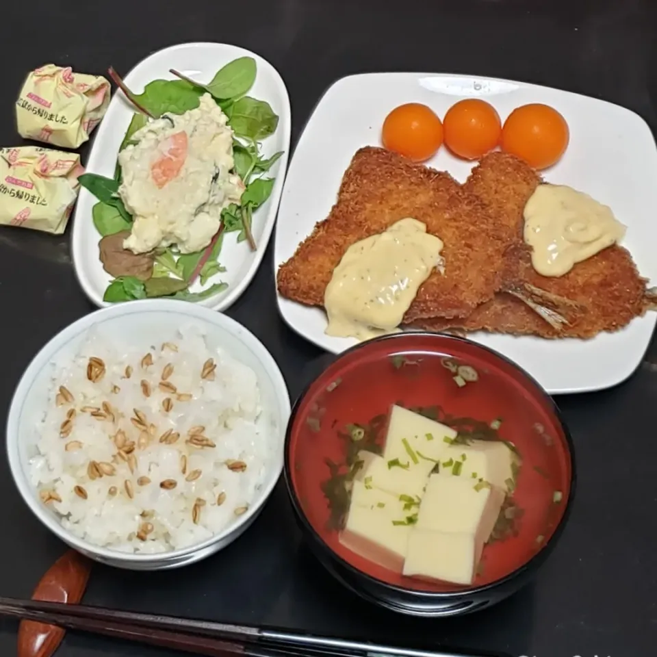 Snapdishの料理写真:鯵フライ|Yukiさん