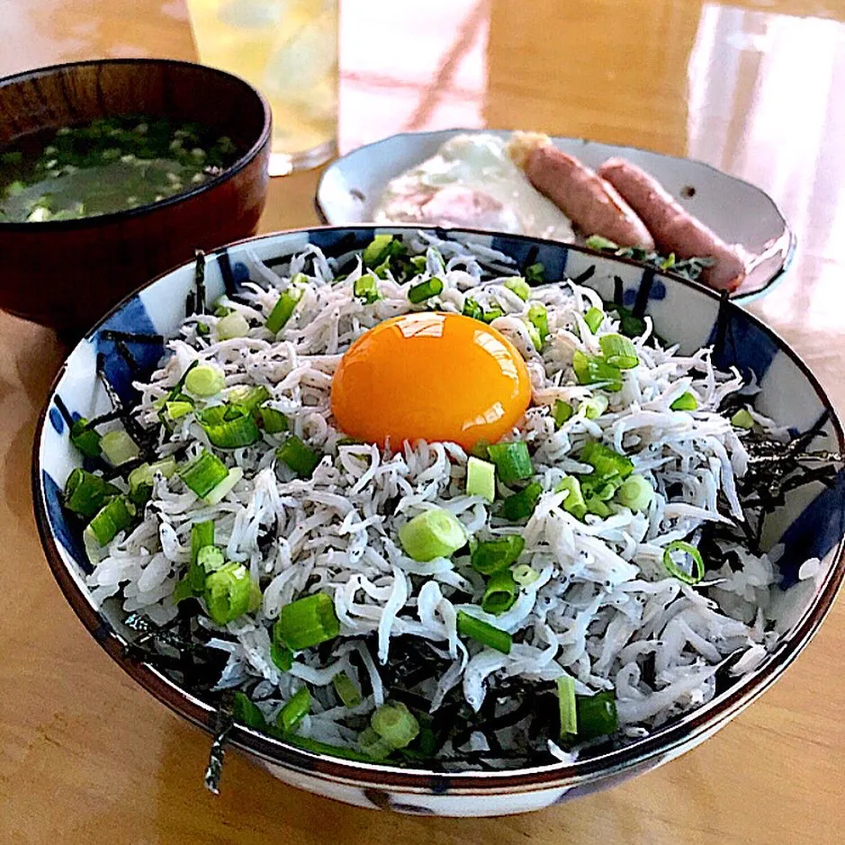 釜揚げしらす丼|ガク魁‼︎男飯さん