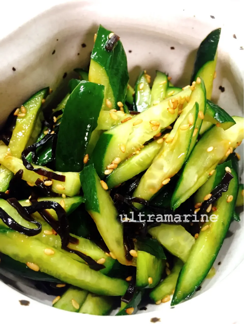 ＊定番。きゅうりの塩昆布♪＊|ultramarineさん