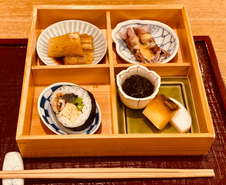 松花堂弁当🍱ざる蕎麦付き|にゃあ（芸名）さん