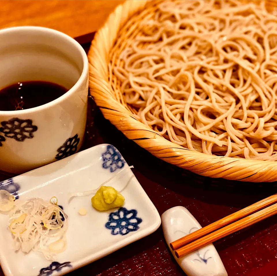 松花堂弁当🍱ざる蕎麦付きのざる蕎麦|にゃあ（芸名）さん