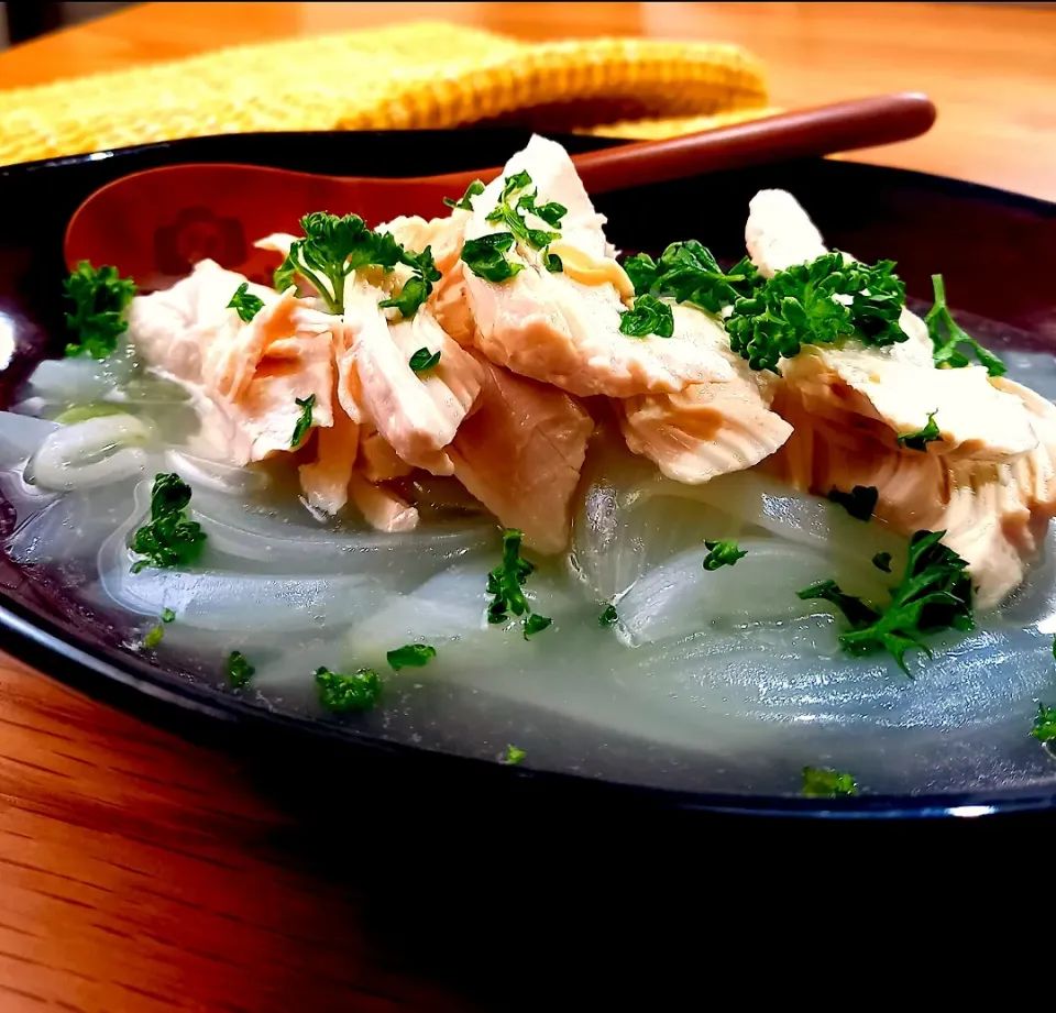 ス〜さんさんの料理 鶏胸肉の玉ねぎ蒸し|ナオミさん