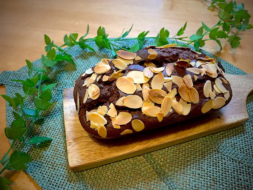 ホットケーキミックスで作るパウンドケーキ🍫|fu♡さん