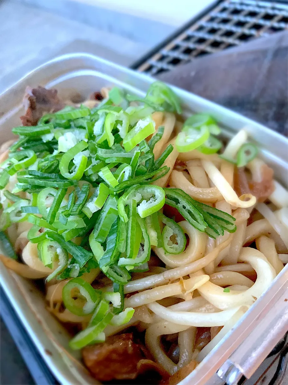 Snapdishの料理写真:メスティン焼うどん|tun223さん