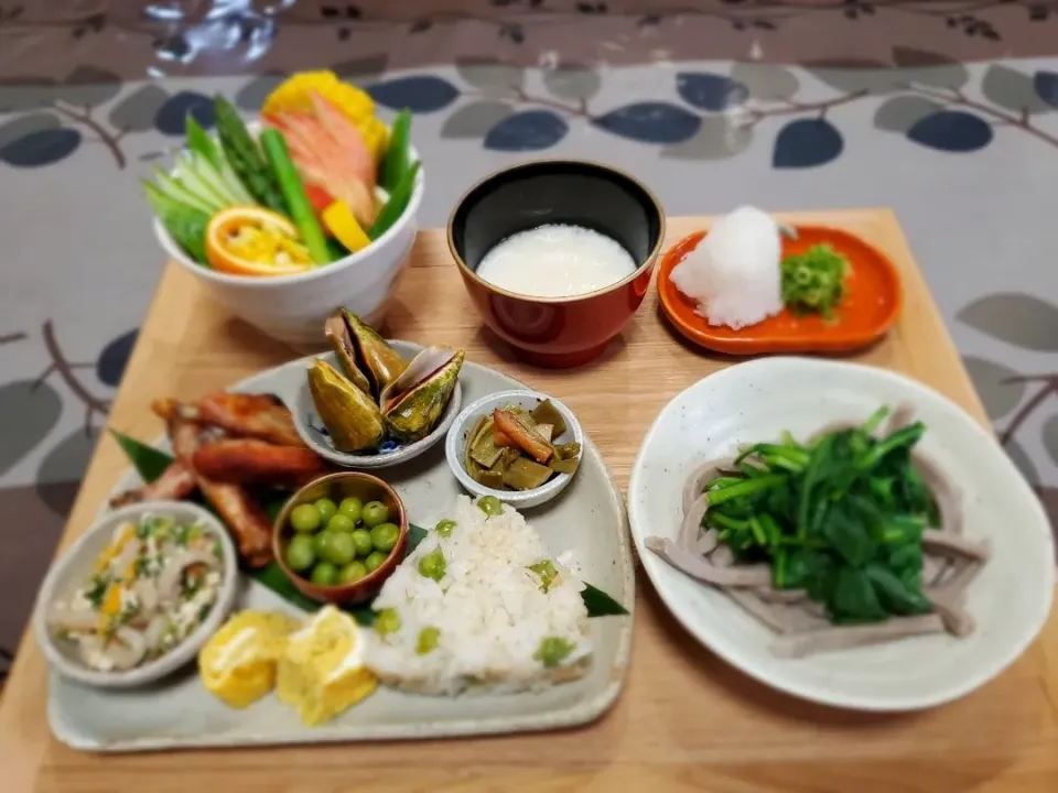 Snapdishの料理写真:今日の朝ごはん🍚|こまちさん