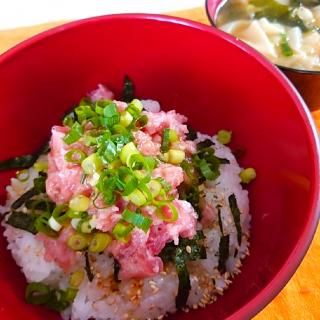 ネギトロ丼 たれ レンジ