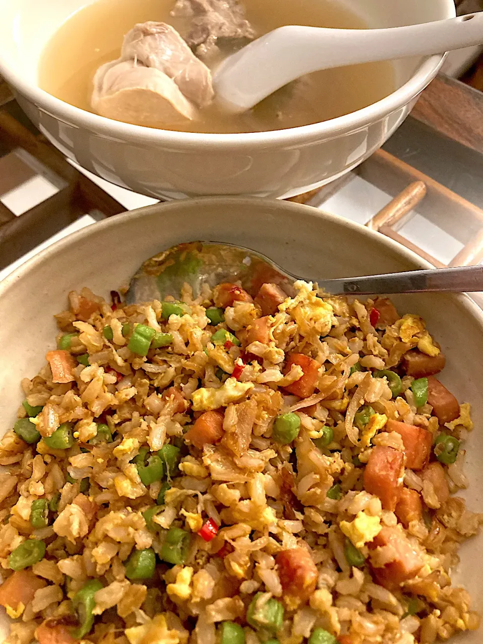 Brown rice fried rice|karen limさん