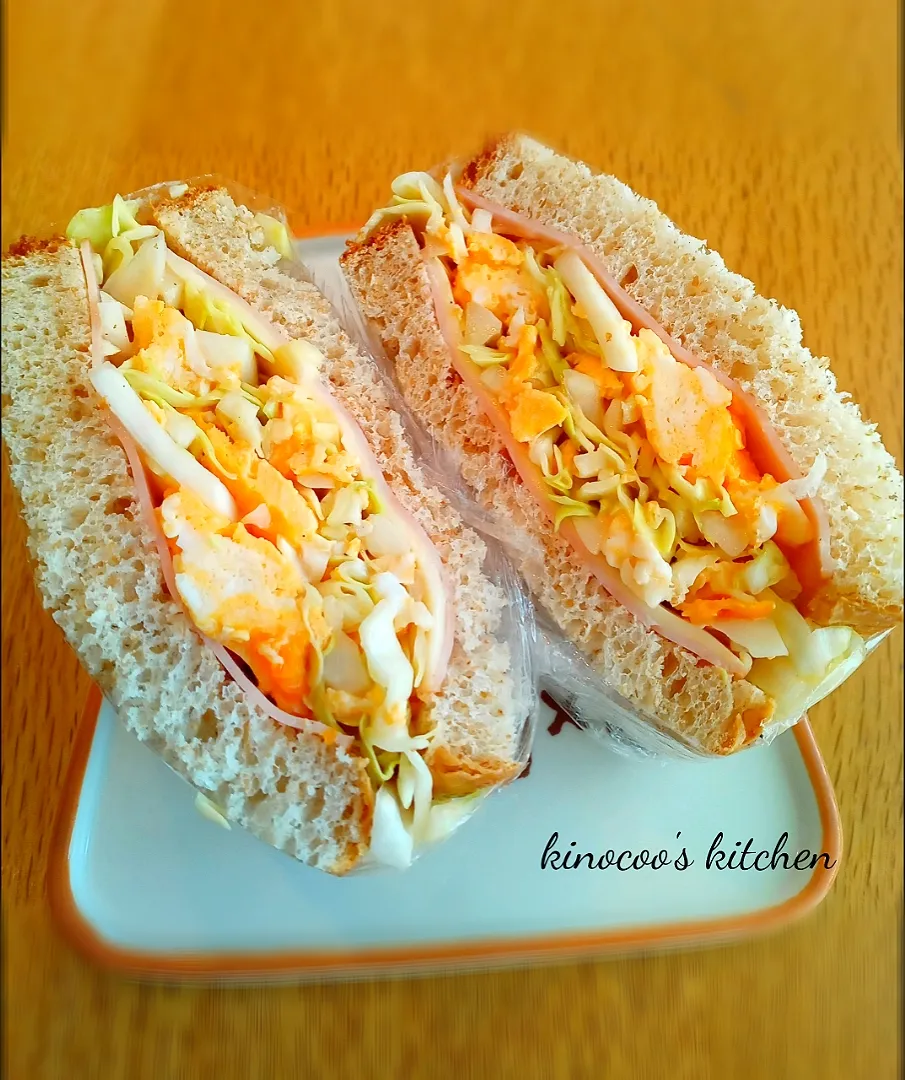 キャベたまサンド🥪|kinocooさん