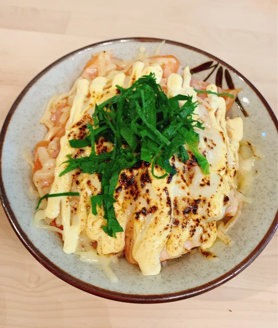 炙りサーモン丼|きい@料理好きサラリーマンさん