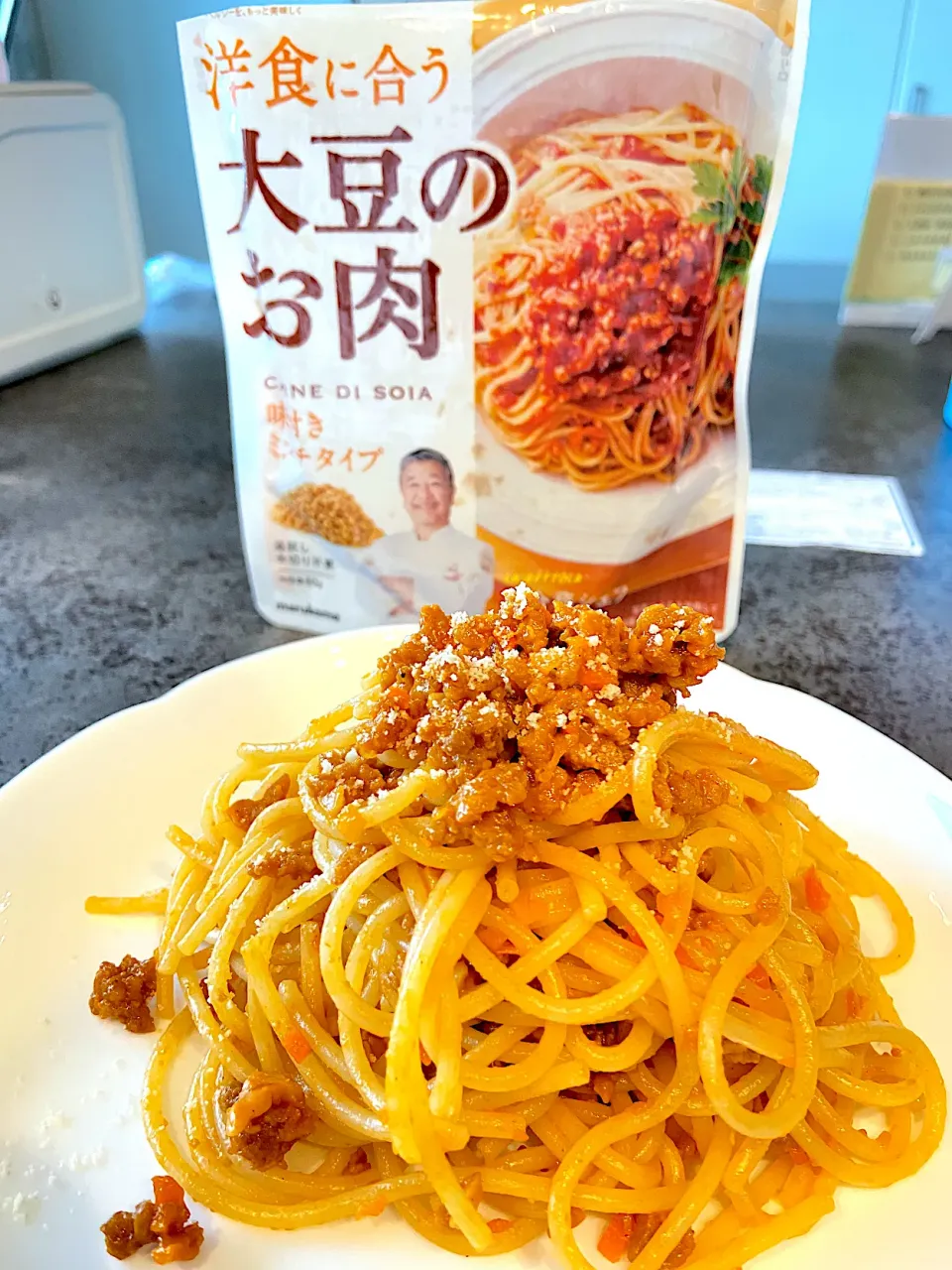 🍴🍝大豆のお肉deパスタ🍝🍴|とぅんてんさん