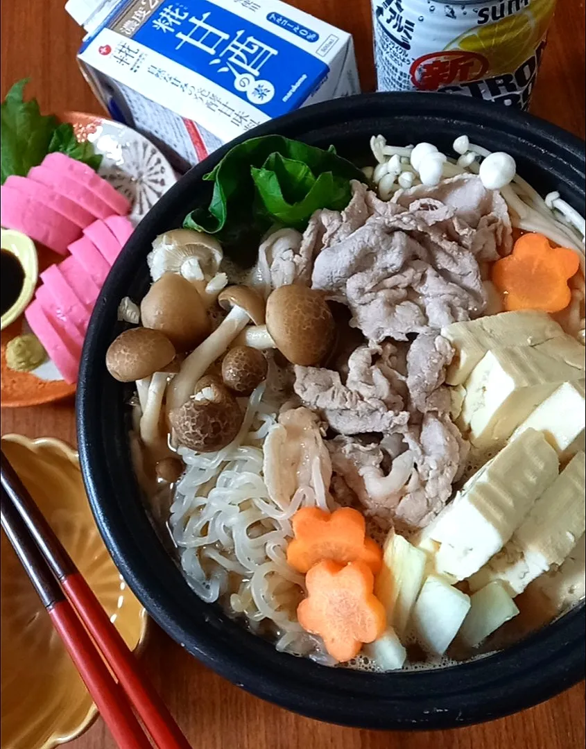 Snapdishの料理写真:糀甘酒IN肉豆腐|まりおさん