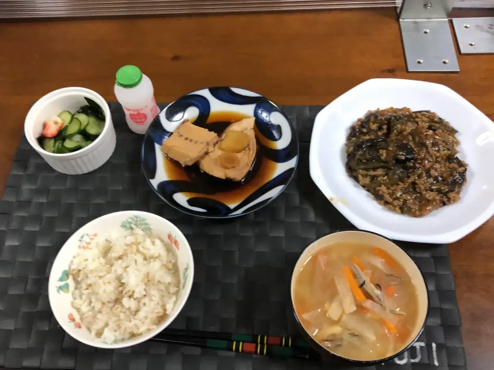 Ohana夕食　メカジキ煮付け、麻婆茄子|Ohanaさん