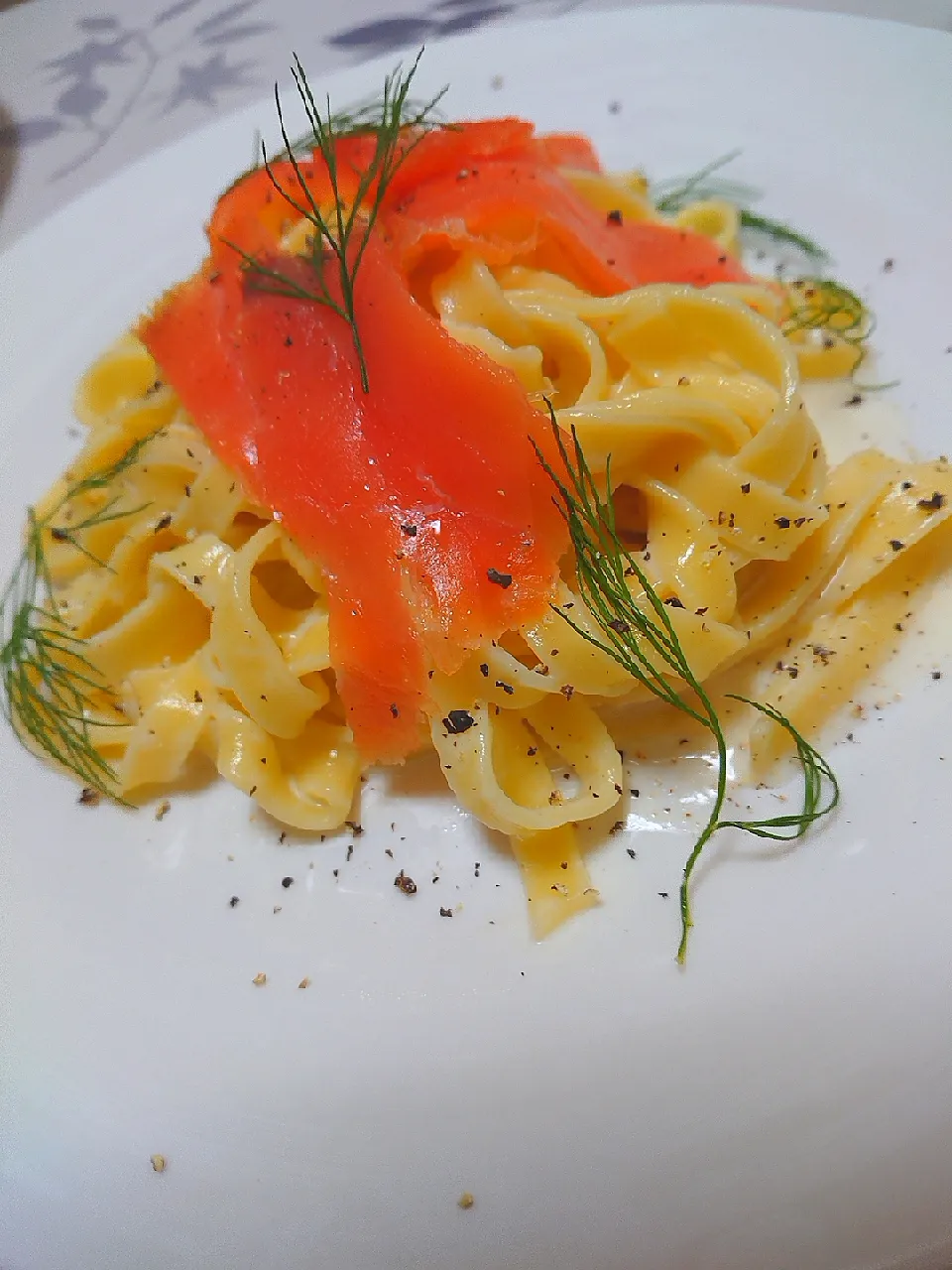 レモンクリームパスタ|花龍さん