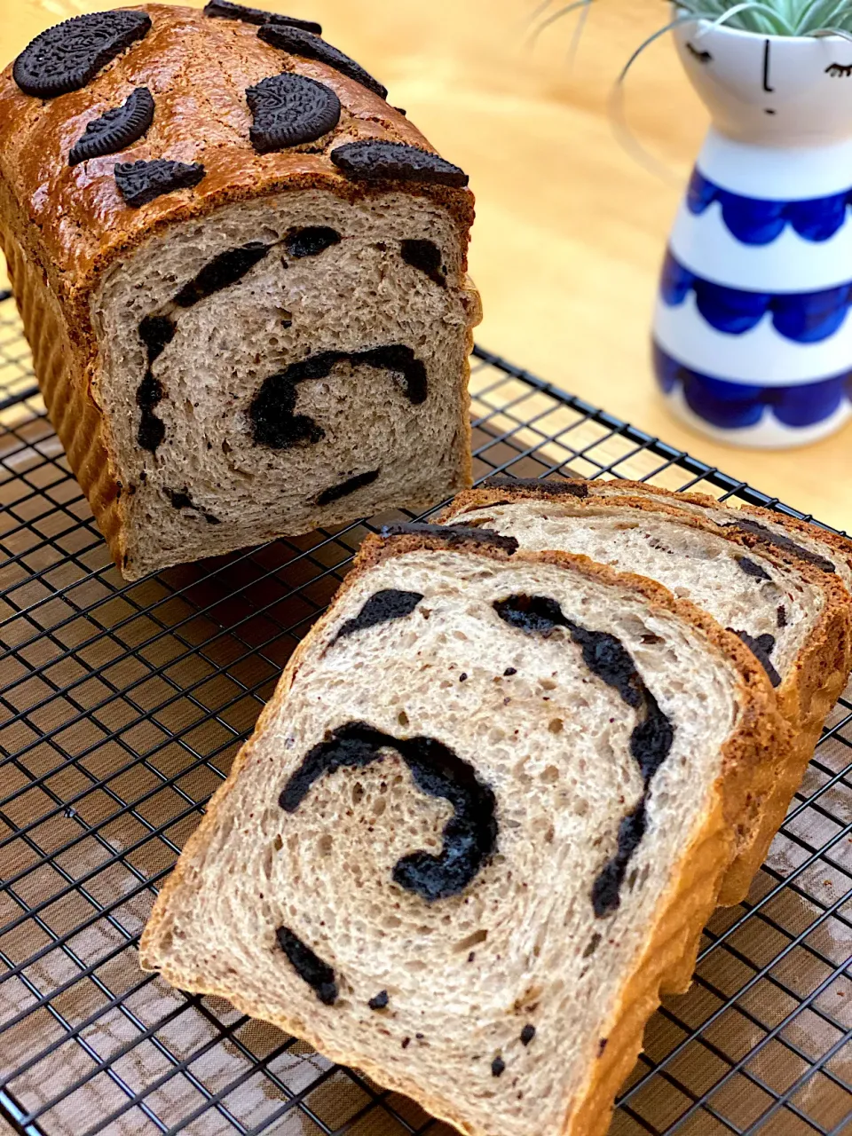 Oreo loaf with crispy chocolate top|wendy1013さん