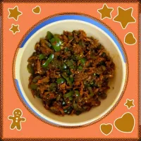 Snapdishの料理写真:Capsicum &Carrot Fry|ashvik's kitchenさん