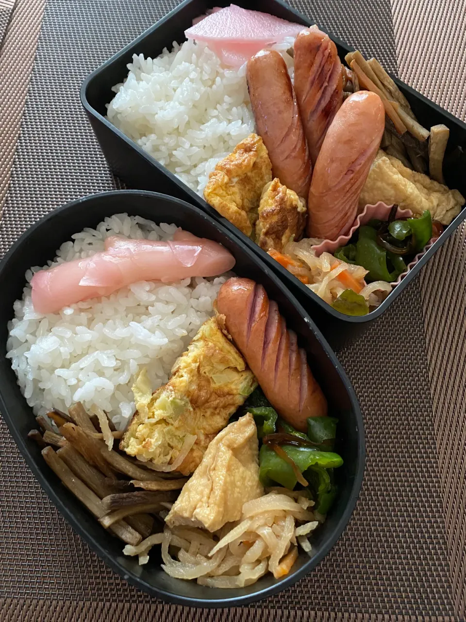 Snapdishの料理写真:ウインナー弁当|aru_sakazakさん