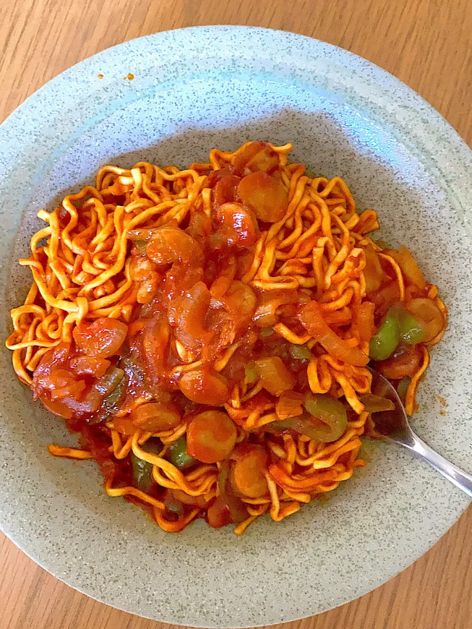 汁なし袋麺　ナポリタン|たくちゃんせんせーさん