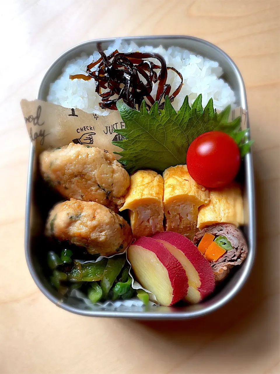 今日の中学生男子弁当🍱|はぴたさん