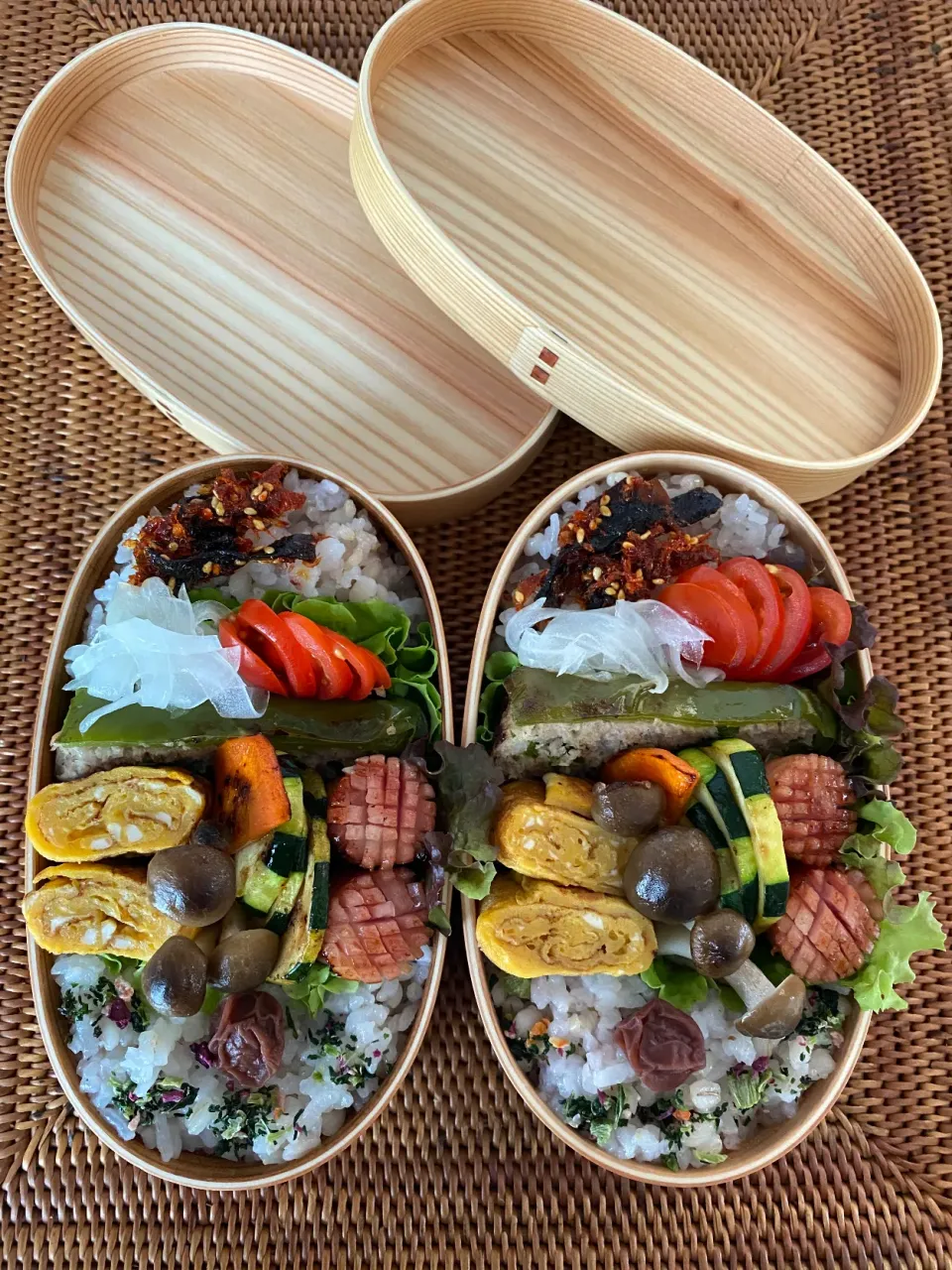 わたしと長女のお弁当🍱|marksweetsさん