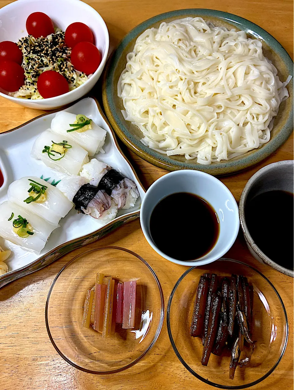 稲庭うどん。とび魚のめんつゆ。|Makokoさん