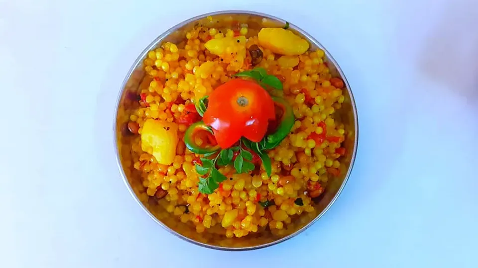 Sabudana_Chi_Khichdi (Spicy Sago Bulbs) 🤤😋❤|Pet_Poojaさん